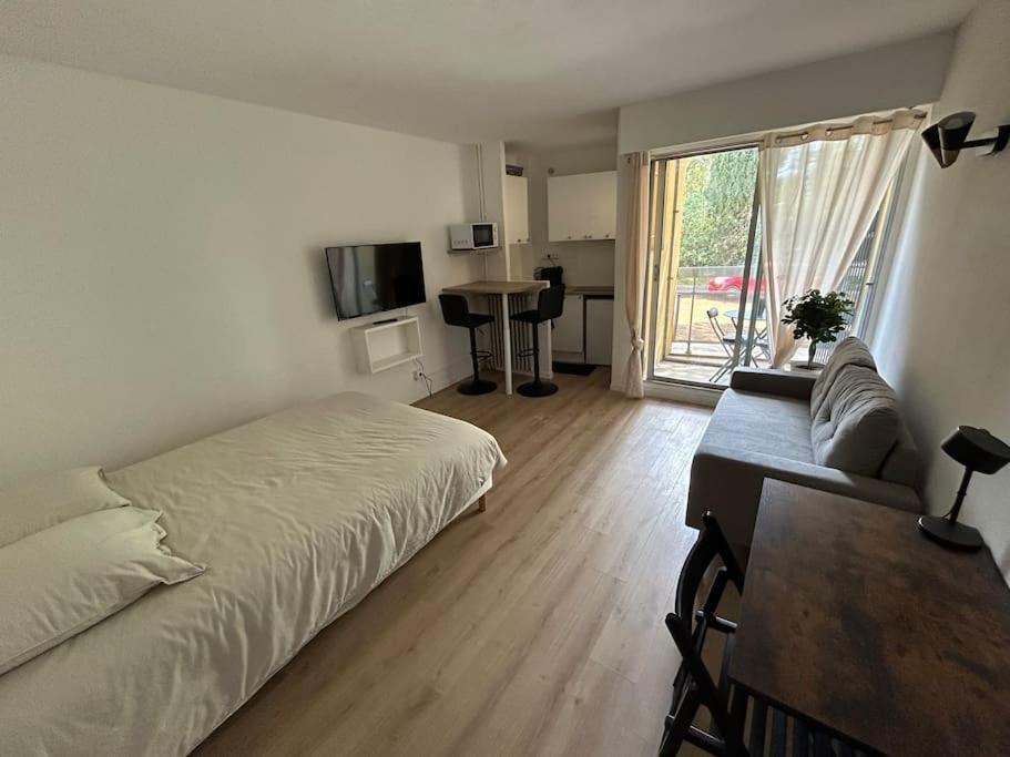 Studio Occitanie-Hopitaux-Facultes & Parking Gratuit Montpellier Dış mekan fotoğraf